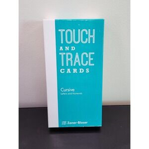 Touch and Trace Cards Cursive Letters and Numerals Zaner -Bloser